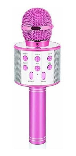 Micrófono, Karaoke Para N Regalos Para Niñas De 4 A 12 Años,