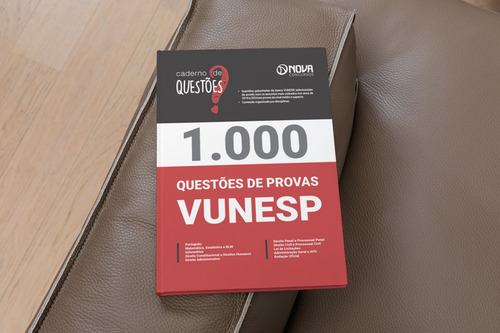 Apostila Vunesp - Livro Com 1000 Questões Gabaritadas - Editora Nova