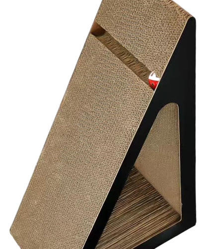 Rascador Triangular Para Gatos De Interior, Juguete
