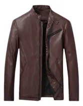 Comprar Chaqueta Casual De Cuero De Otoño Para Hombre Chaqueta De P