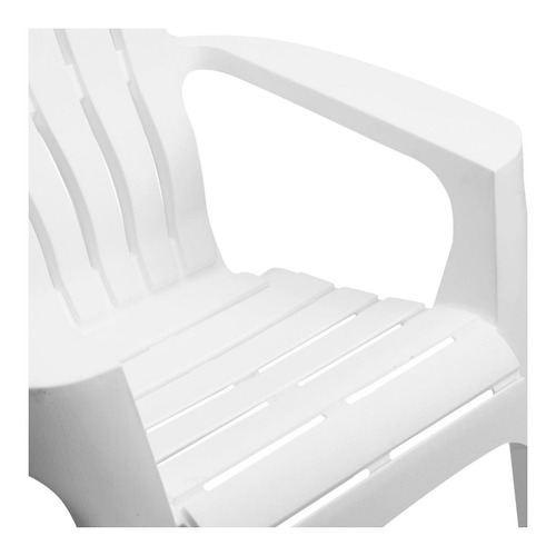 Imagen 8 de 8 de Sillón De Jardín Miami Blanco | Contado