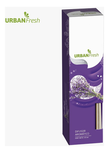 Urban Fresh Difusor Aromático Con Varillas Lavanda