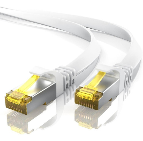 Imagen 4 de 6 de Cable De Red Ethernet Internet 10 Metros Rj45 Cat 7 Plano