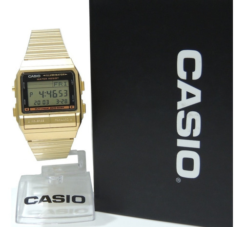 Relógio Casio Vintage Mod: Db-380g-1df - Telememo - Nf E Gar