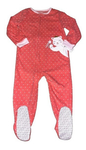 Pijama Mameluco Carters Tela Super Suave Polar Para Frio