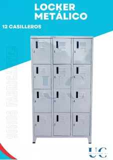 Lockers Metálicos De 12 Casilleros