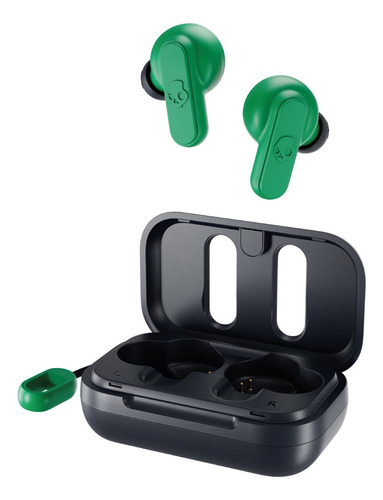 Audífonos Skullcandy Dime True Wireless Dark Blue/green Color Verde