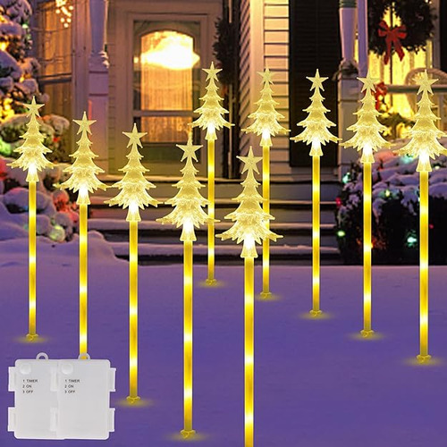 Luces De Camino De Navidad 10 Unidades 2 Juegos X 5 Marcador