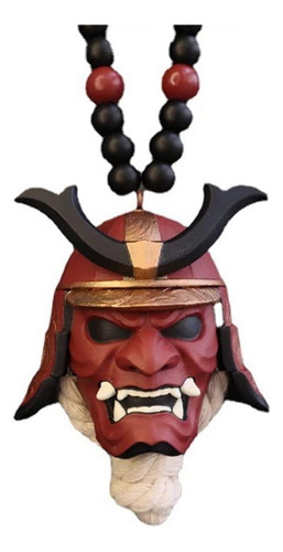 Japonés Oni Samurai Casco Coche Colgante Samurai