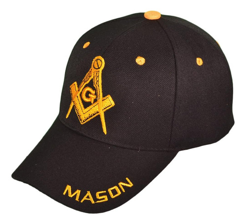Freemason Mason Lodge Symbol Gorra De Beisbol Ajustable Bord