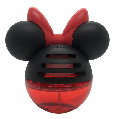 Imagen 3 de 9 de Ambientador Tablero Tipo Botella Disney Minnie Roja Aromatiz