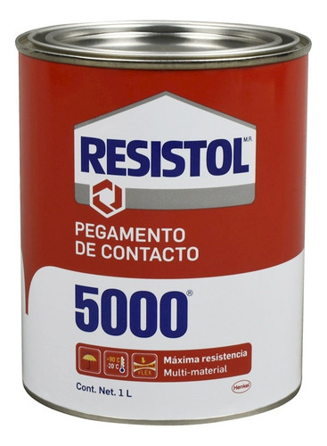 Pegamento Líquido Resistol 5000 Transparente de 1000g no tóxico