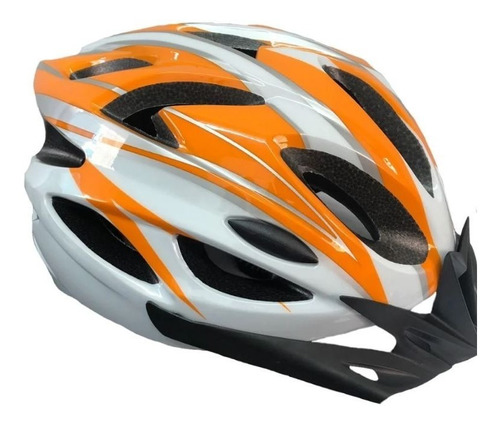 Capacete Ciclista R10 Laranja Tamanho M Promoção