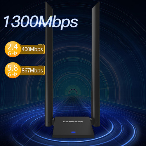 5.8g 2.4g Usb 3.0 1300mbps Receptor Wifi Adaptador De Rede