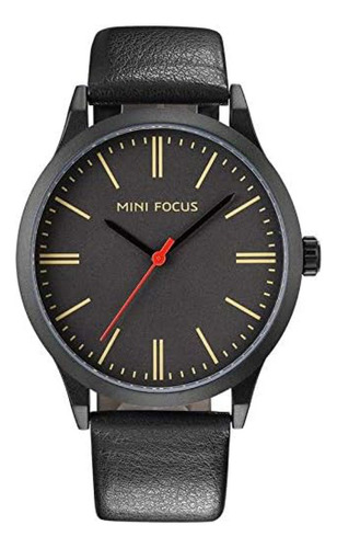 Reloj Para Hombre Mini Focus Mf0058g Mf3301 Negro