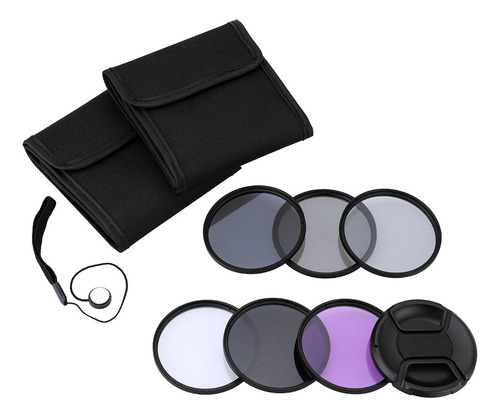 Juego De Placas Nd, Kit Andoer Dslr De 49 Mm (nd8), Filtro D