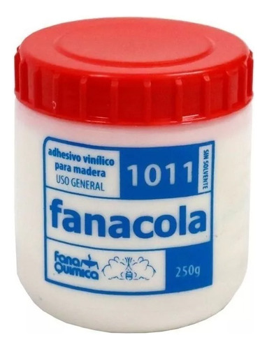 Adhesivo Cola Vinílica Fanacola 1011 | Pote | 250grs