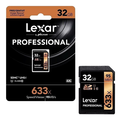 Cartão De Memória Lexar Profissional 32gb P/ Máquina Digital