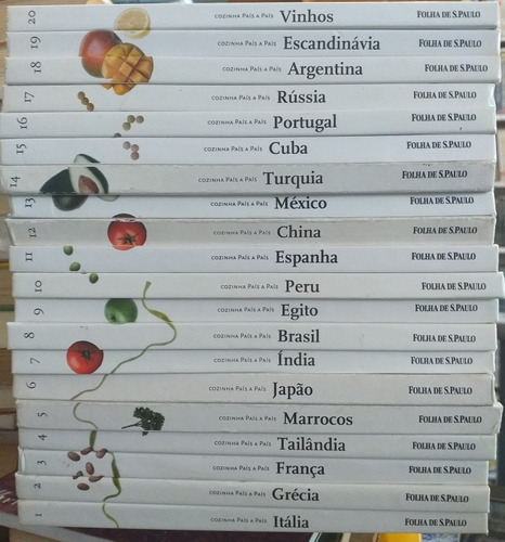 Coleção Cozinha País A País ( 20 Volumes )