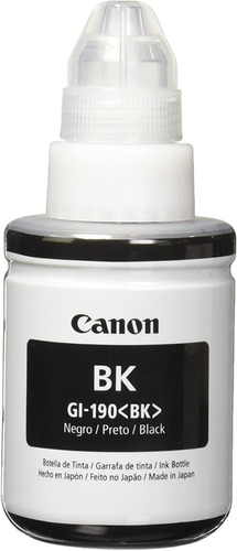 Cartucho De Tinta Canon Gi 190 Bk-negro