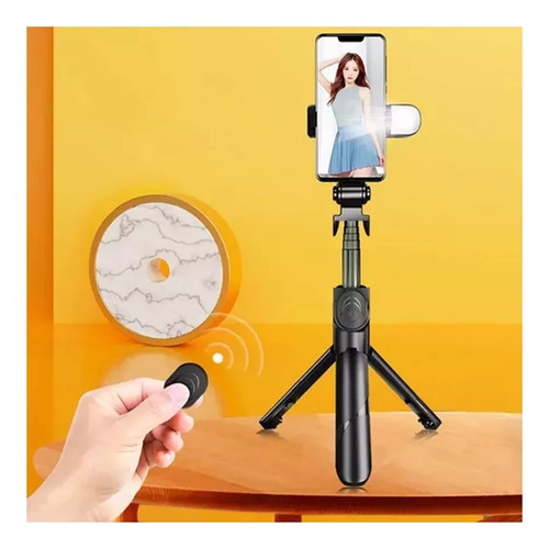 Palo De Selfie Con Trípode Celular Control Bluetooth