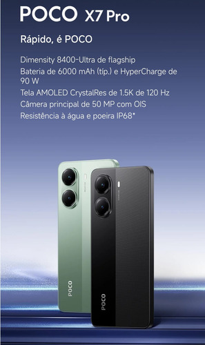 Xiaomi Poco X7 Pro 5g Dual Sim 8gb 256gb Desbloqueado Amarelo
