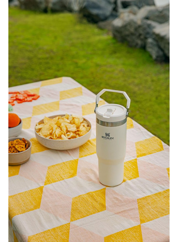 Vaso De Acero Inoxidable Con Pajita, Botella De Agua Aislada