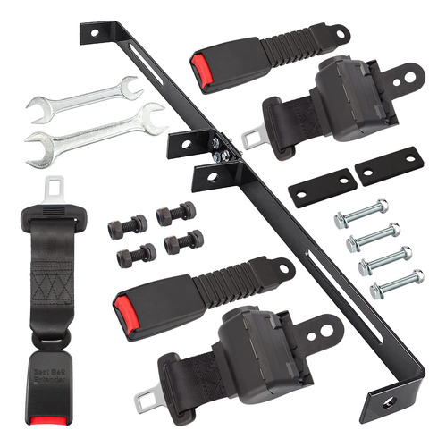Dewkake Kit Soporte Cinturon Seguridad Para Carrito Golf 2