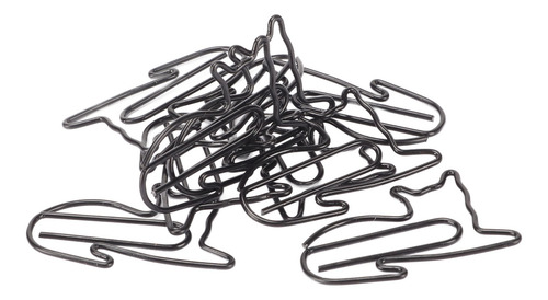 Clips Metálicos Para Papel, 100 Unidades, Con Forma De Gato,