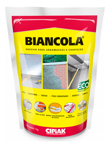Adesivo Para Argamassa Biancola 1 Kg Ciplak