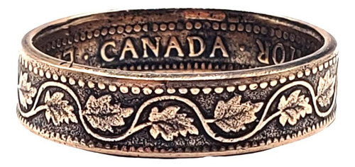 Anillo De   | Anillo De   De Un Centavo Canadiense De 1...