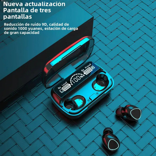 Audífonos M10 Tws Bluetooth 5.3 Con Pantalla Led Y Micrófono