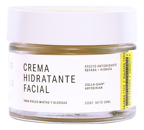 Elevegan Crema Facial Hidratante Reparadora Piel Mixta Grasa Momento de aplicación Día/Noche