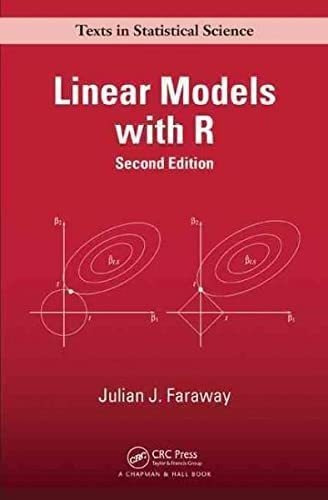 Libro: Linear Models With R (chapman & Hall/crc Texts In Sta