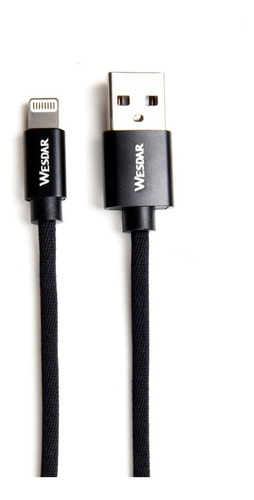 Cable Carga Y Datos Wesdar T1 Lightning Usb iPhone iPad 2 M