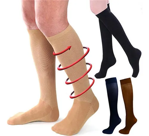 Calcetines De Compresión Media Hasta Para Running Fútbol