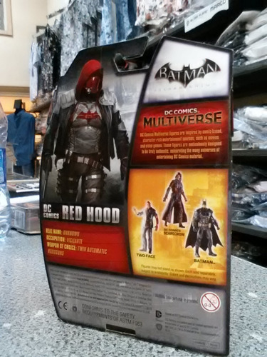 Dc Multiverse Red Hood, Arkham Knight, 4 Pulgadas!! (Usado)