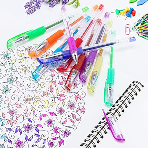Lapiceros De Gel 36 Colores Larga Duracion Escritura