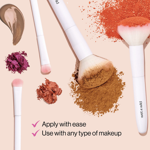 Brush Wet N Wild Kabuki Flat Top Blend Liquid Mineral