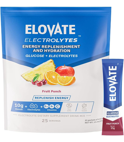 Elovate 15 - Mistura Para Bebida Eletrolítica Com 8 Gramas D