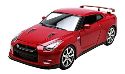 2009 Nissan Gt-r R35 Rojo 1/24 Por Jada