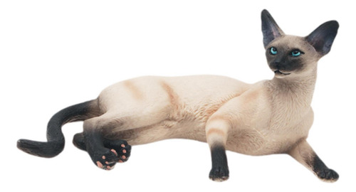 Cat Model Figura De Gatito Realista Mentir 11.6x7x5.1cm