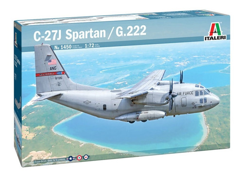 Italeri Kit 1450 Avion C-27j Spartan G.222 1/72 