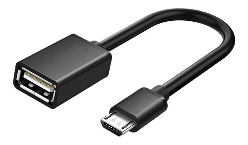 Cable Otg Micro Usb De Metal Para Pendrive Mouse Teclado