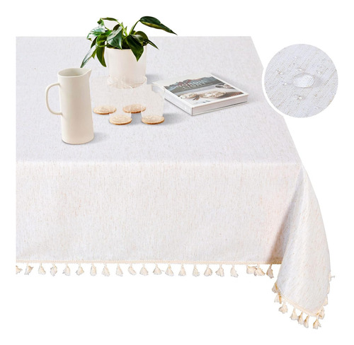 Mysky Home Mantel Rectangular De 60 X 102 Pulgadas, Mantel I