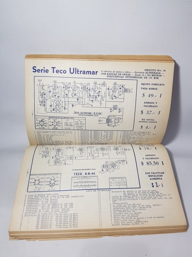 Imagen 7 de 10 de Antiguo Catálogo Radios A Válvula 1939 Circuitos Mag 56114