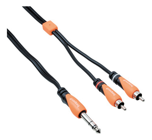 Cable Bespeco 2 Rca A Plug 6.5st. 1.80. M.blister Sellado