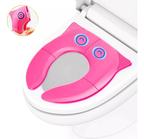 Asiento Reductor De Inodoro Para Niños Portatil Plegable Infantil