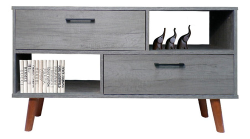 Mueble Mesa Para Tv Estilo Nordiko Vintage Minimalista Color Lombardía
