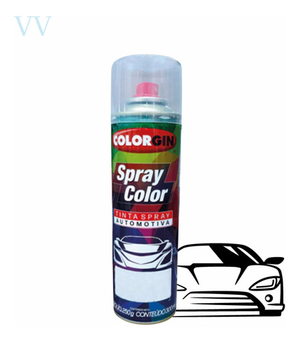 Tinta Spray Verniz Brilhante Automotivo Colorgin 300ml Carro